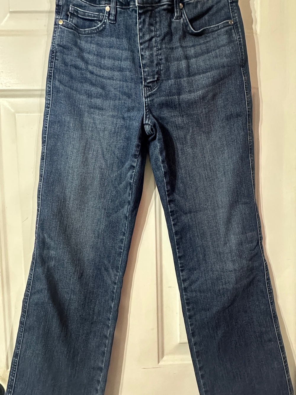 Judy Blue Women's Straight Leg Jeans in Dark Blue